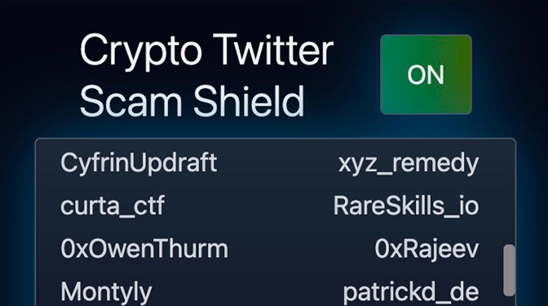 crypto twitter scam shield